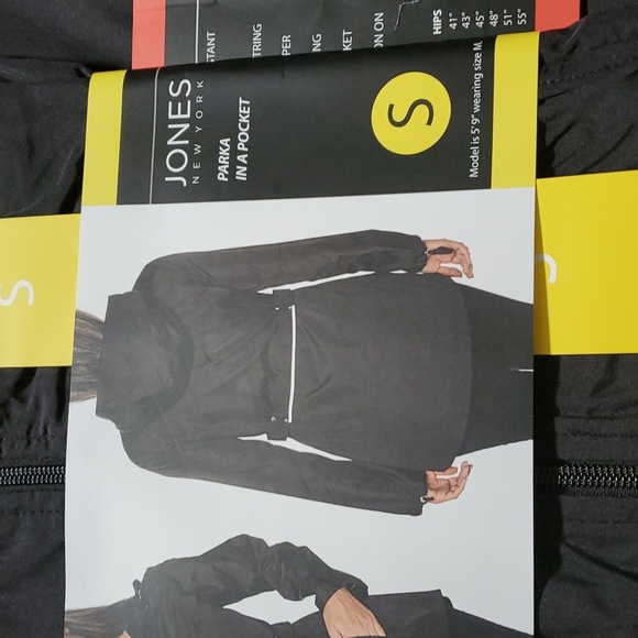 🆕️ JONES NEW YORK WOMEN'S  BLACK PARKA JACKET - Picture 6 of 7